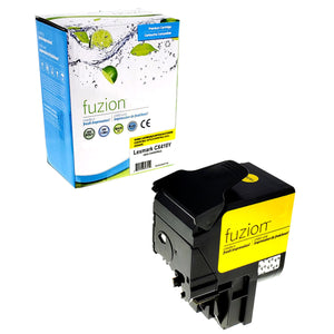 Compatible LEXMARK 80C1HY0 (80C0H40) Yellow Toner Cartridge Premium Quality - Cartouches Certifiées