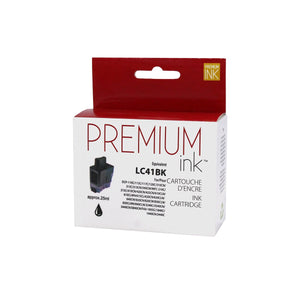 Compatible BROTHER LC41BK Black Inkjet Cartridge Premium Quality - Cartouches Certifiées