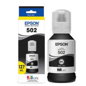 EPSON T502 (T502120) Black Original Inkjet Cartridge - Cartouches Certifiées