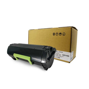 Compatible LEXMARK 52D1H00 (52D1H0E) Black Toner Cartridge Premium Quality - Cartouches Certifiées