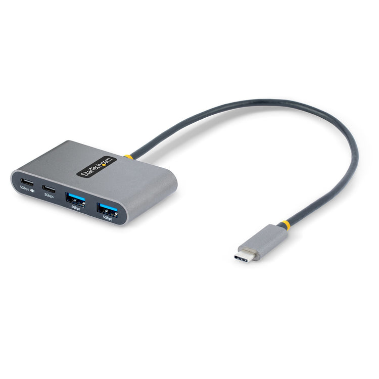 StarTech.com 5G2A2CPDB-USB-C-HUB hub & concentrateur USB 3.2 Gen 1 (3.1 Gen 1) Type-C 5000 Mbit/s Gris - Image 1