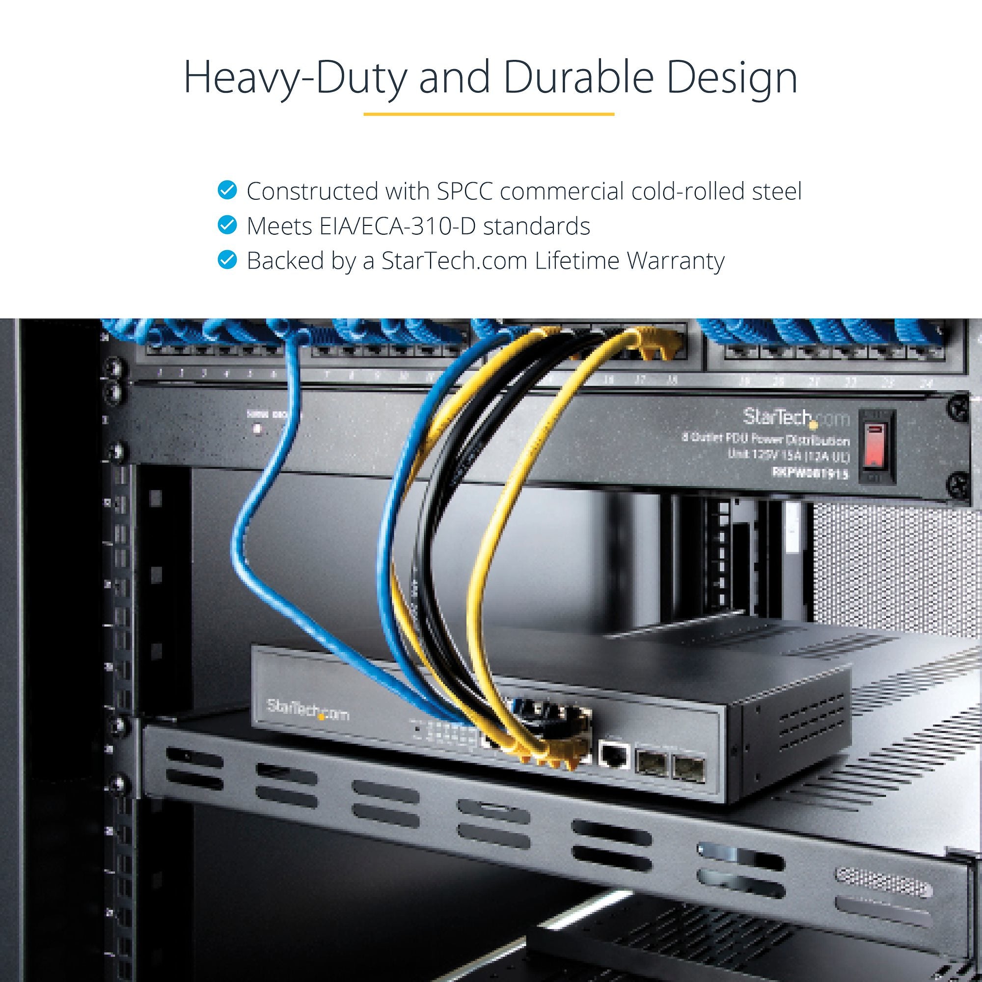 StarTech.com ADJSHELFHDV accessoire de racks Etagère ajustable - Image 10