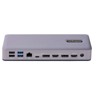 StarTech.com DK31C3MNCR station d'accueil Avec fil USB 3.2 Gen 2 (3.1 Gen 2) Type-C Gris - Image 4