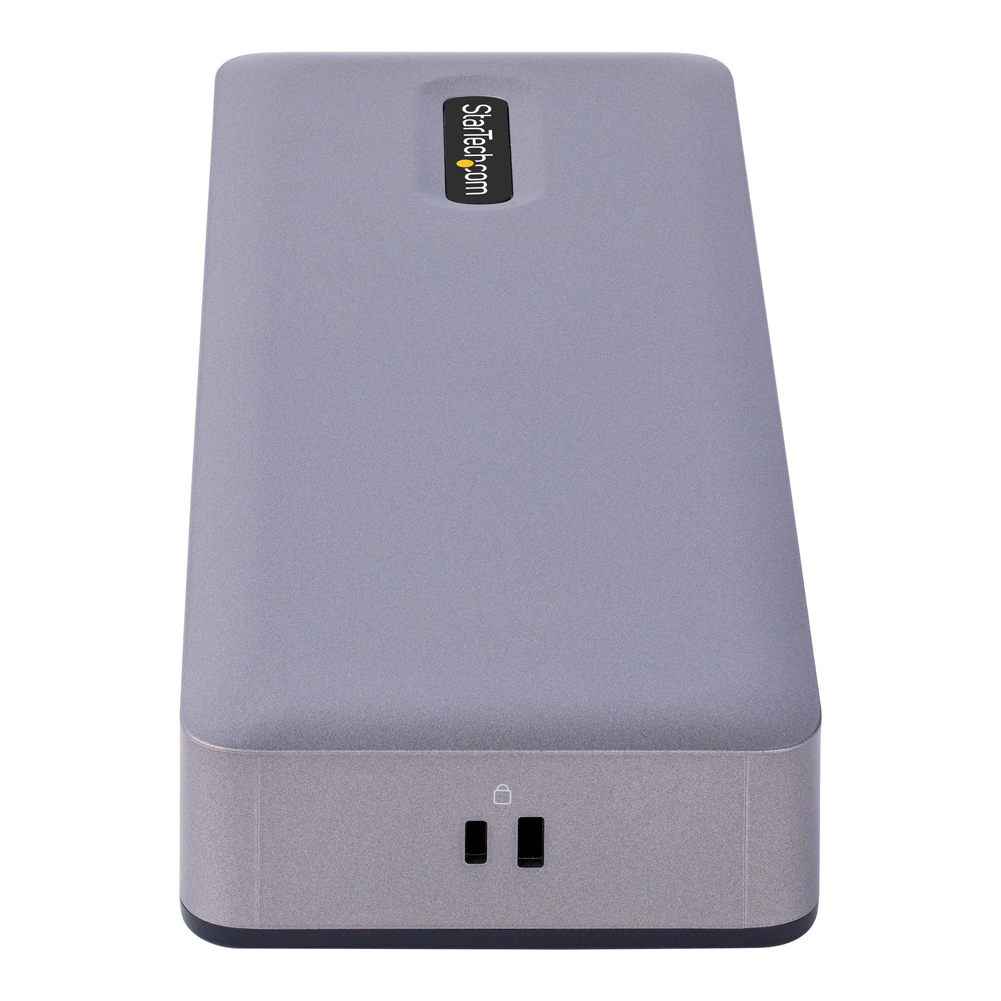 StarTech.com DK31C3MNCR station d'accueil Avec fil USB 3.2 Gen 2 (3.1 Gen 2) Type-C Gris - Image 5