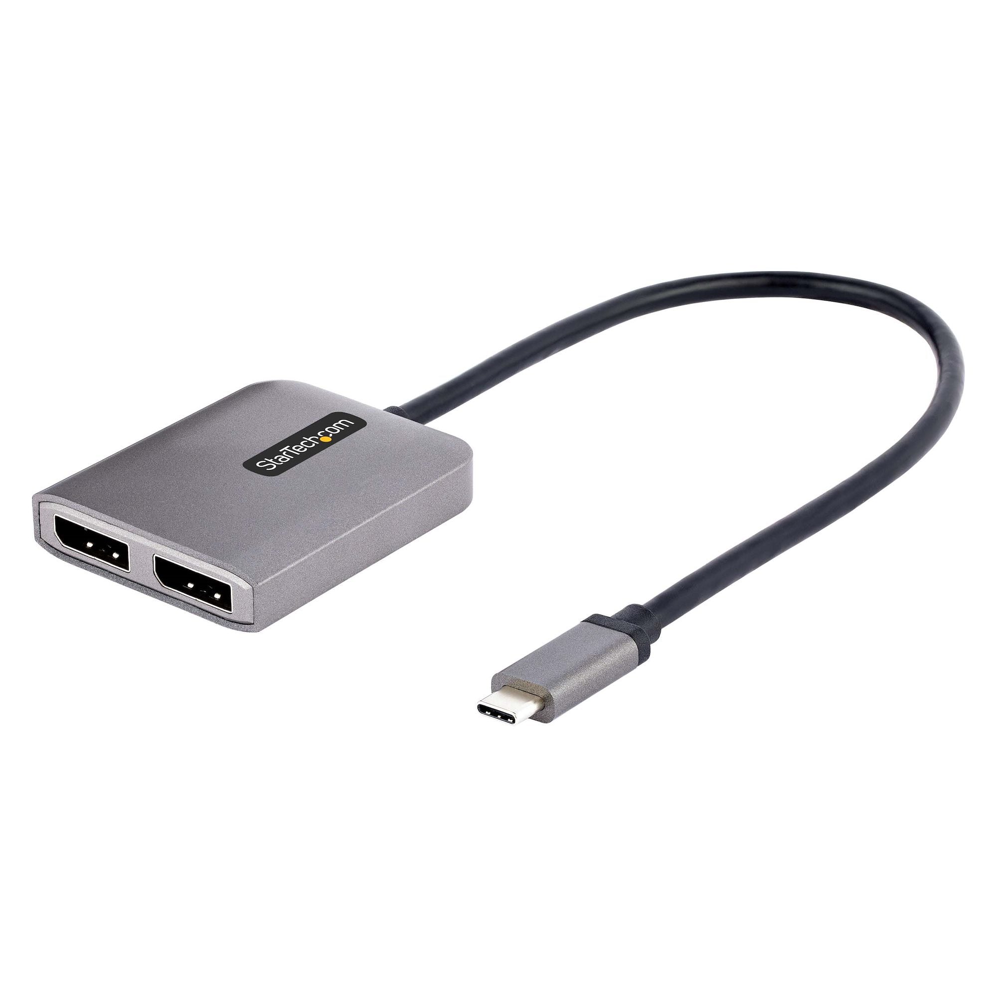 StarTech.com MST14CD122DP adaptateur graphique USB 4096 x 2160 pixels Gris - Image 1