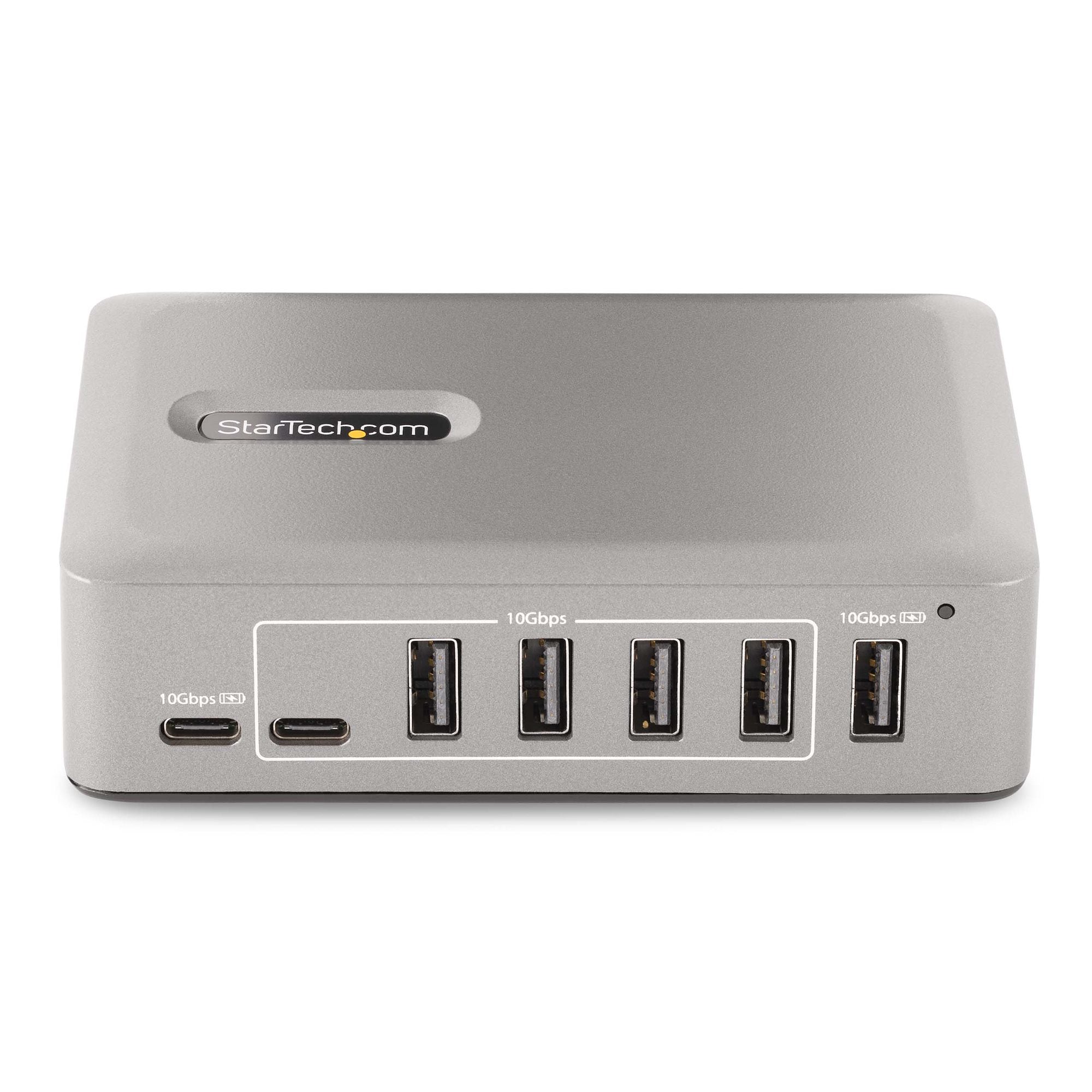 StarTech.com 10G8A2CS-USB-C-HUB hub & concentrateur USB 3.2 Gen 2 (3.1 Gen 2) Type-C 10000 Mbit/s Gris - Image 3