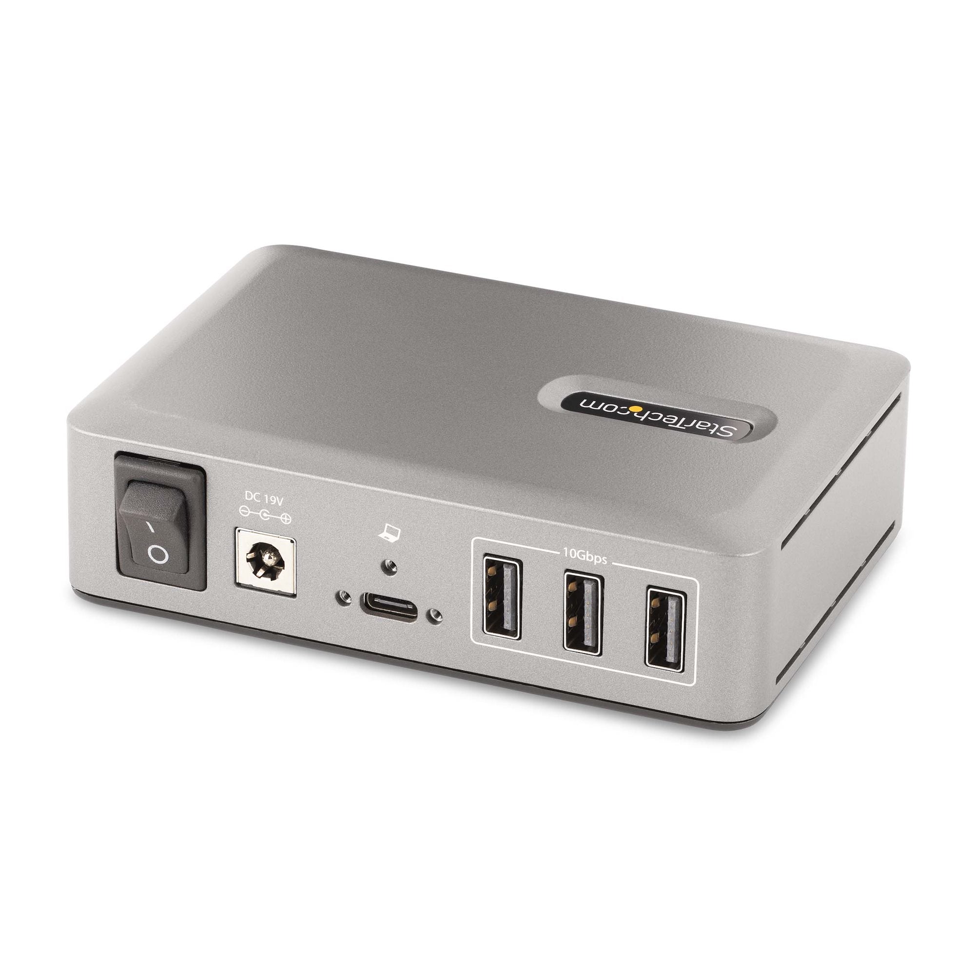 StarTech.com 10G8A2CS-USB-C-HUB hub & concentrateur USB 3.2 Gen 2 (3.1 Gen 2) Type-C 10000 Mbit/s Gris - Image 2