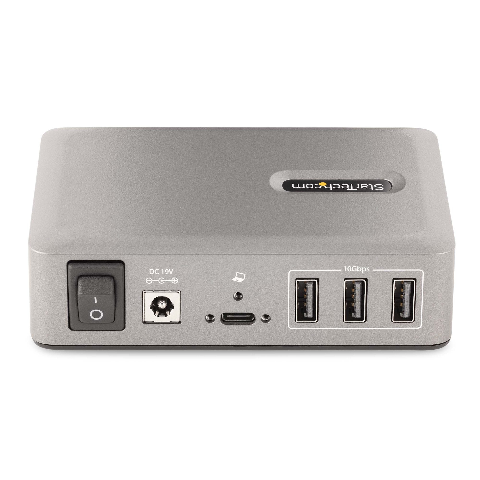 StarTech.com 10G8A2CS-USB-C-HUB hub & concentrateur USB 3.2 Gen 2 (3.1 Gen 2) Type-C 10000 Mbit/s Gris - Image 4