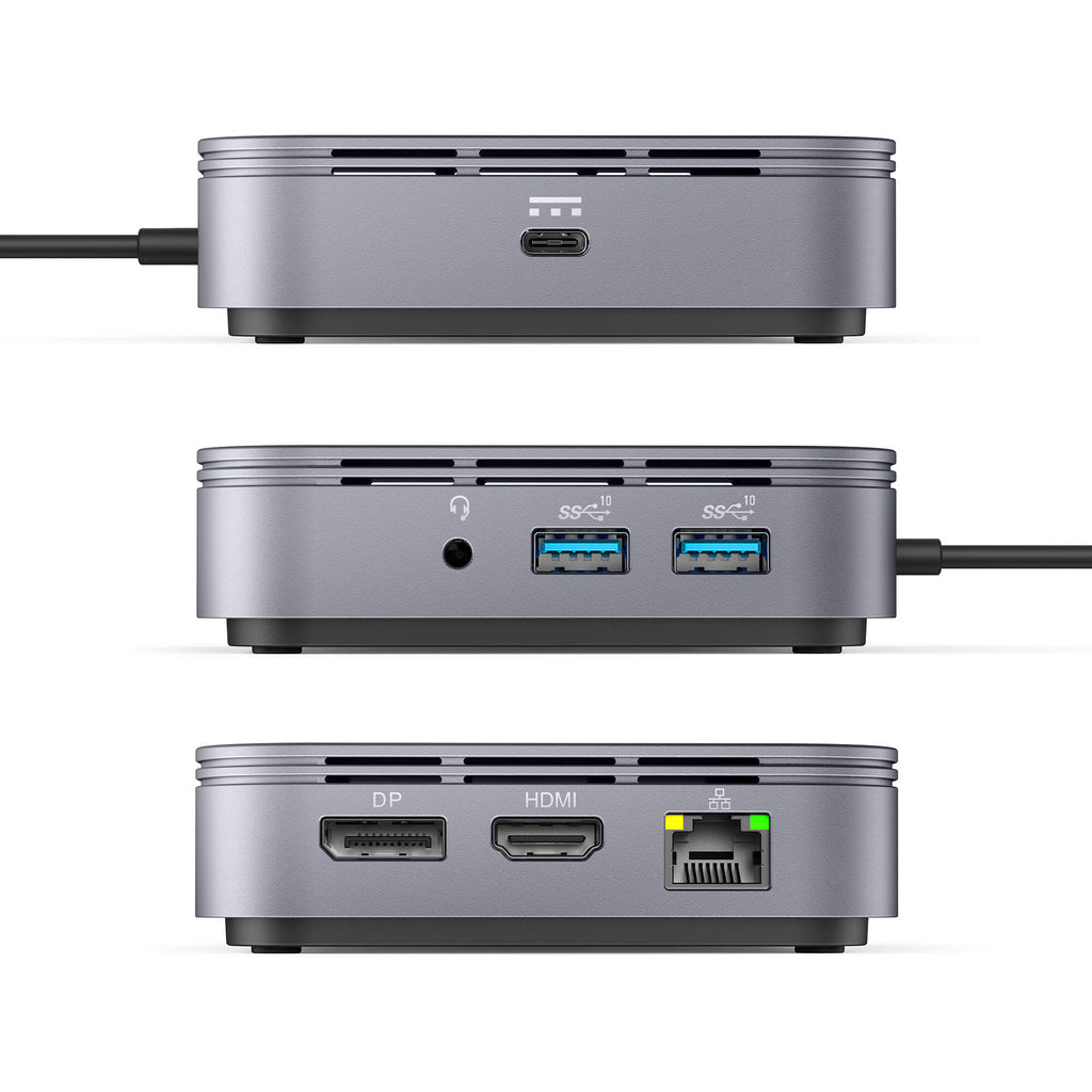 Targus HDTB3TD station d'accueil Avec fil Thunderbolt 3 Gris - Image 2