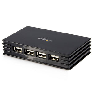 StarTech.com ST4202USB hub & concentrateur USB 2.0 Type-B 480 Mbit/s Noir - Image 1