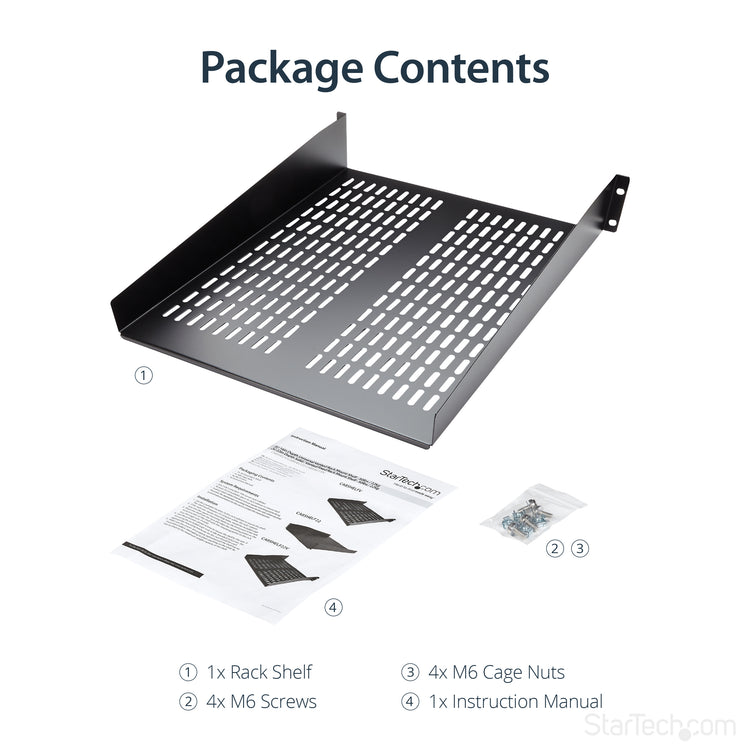 StarTech.com CABSHELF22V accessoire de racks - Image 7