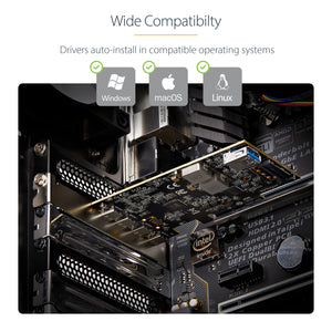 StarTech.com PS4C3IA3-USB-C-CARD carte et adaptateur d'interfaces USB Type-C - Image 11