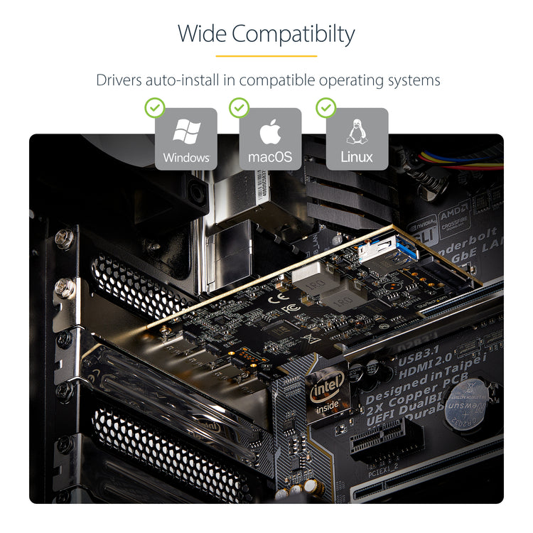 StarTech.com PS4C3IA3-USB-C-CARD carte et adaptateur d'interfaces USB Type-C - Image 11