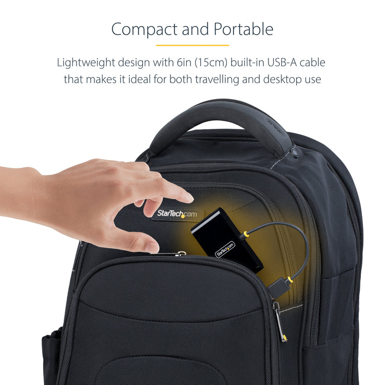 StarTech.com ST4200MINI2-USB-HUB hub & concentrateur 480 Mbit/s Noir - Image 9