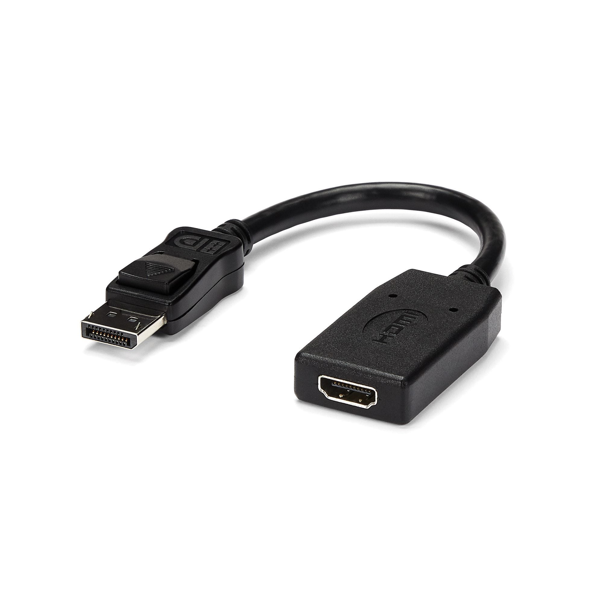 StarTech.com DP2HDMI câble vidéo et adaptateur 0,24 m HDMI Type A (Standard) Noir - Image 1