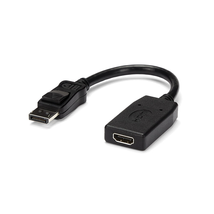 StarTech.com DP2HDMI câble vidéo et adaptateur 0,24 m HDMI Type A (Standard) Noir - Image 1