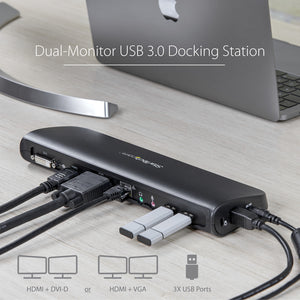 StarTech.com USB3SDOCKHDV station d'accueil Avec fil USB 3.2 Gen 1 (3.1 Gen 1) Type-B Noir - Image 8
