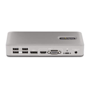 StarTech.com 101N-USBC-DOCK station d'accueil Avec fil USB 3.2 Gen 1 (3.1 Gen 1) Type-C Gris - Image 3