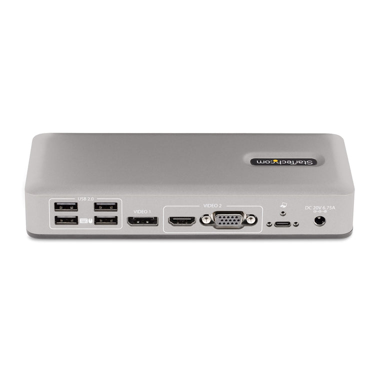 StarTech.com 101N-USBC-DOCK station d'accueil Avec fil USB 3.2 Gen 1 (3.1 Gen 1) Type-C Gris - Image 3