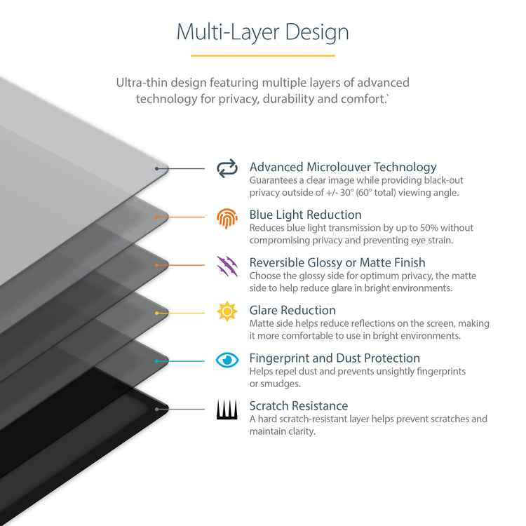 StarTech.com PRIVSCNLT15 filtre anti-reflets pour écran et filtre de confidentialité 38,1 cm (15") - Image 15