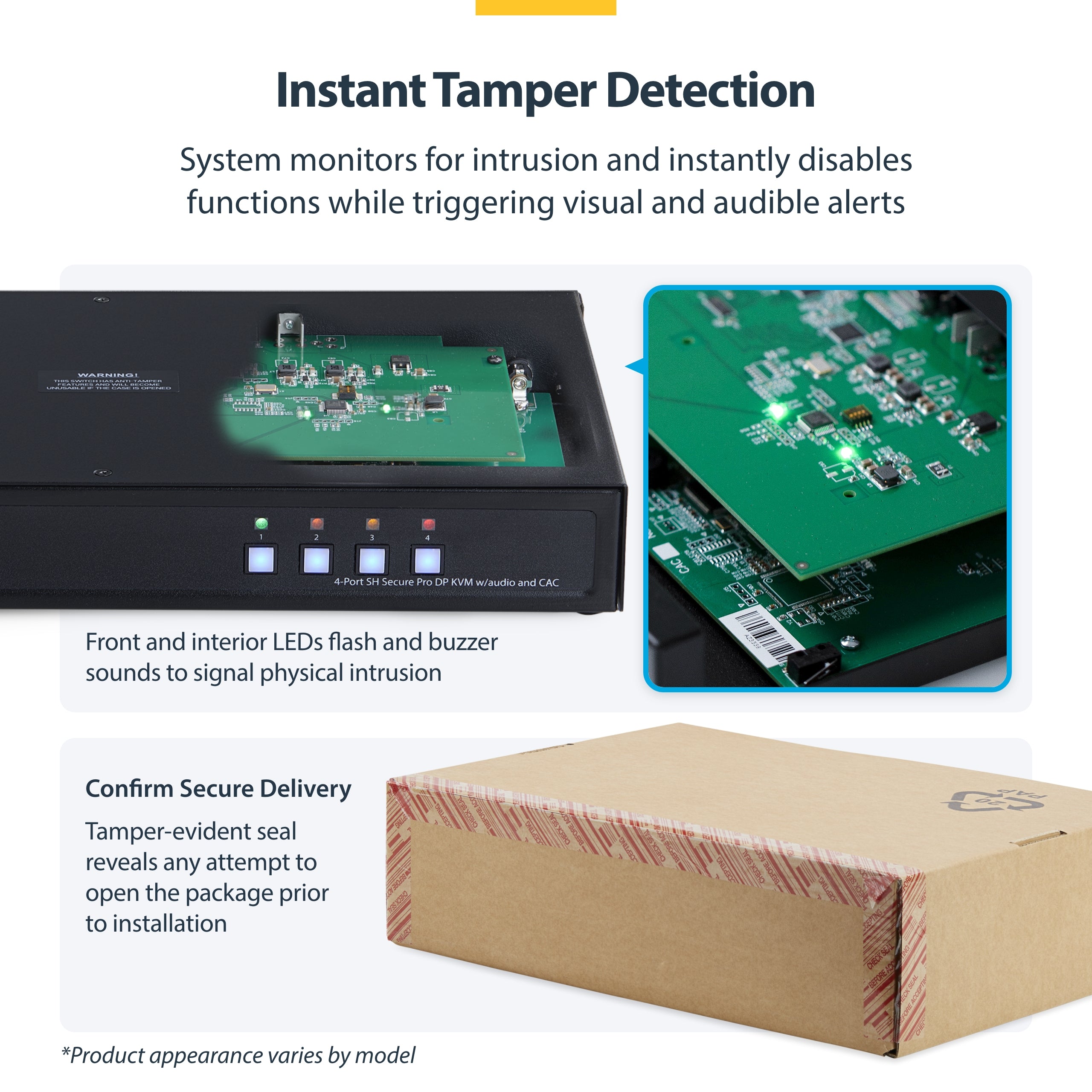 StarTech.com CK4-HP104C commutateur écran, clavier et souris Noir - Image 7
