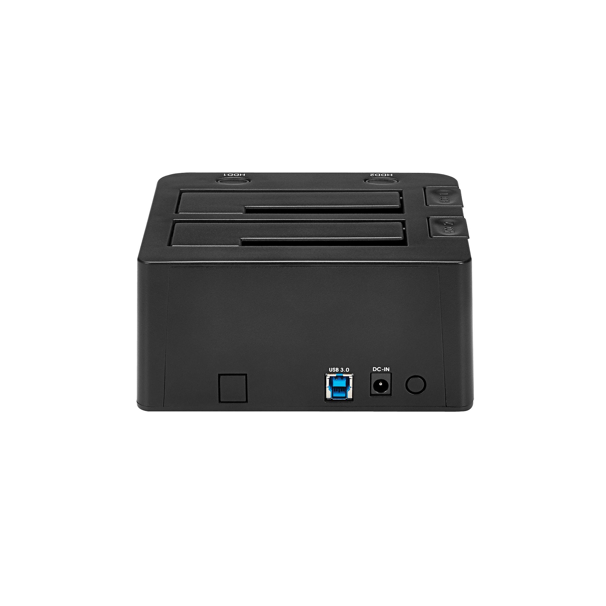 StarTech.com SDOCK2U33 Station d'accueil de disques de stockage USB 3.2 Gen 1 (3.1 Gen 1) Type-B Noir - Image 4