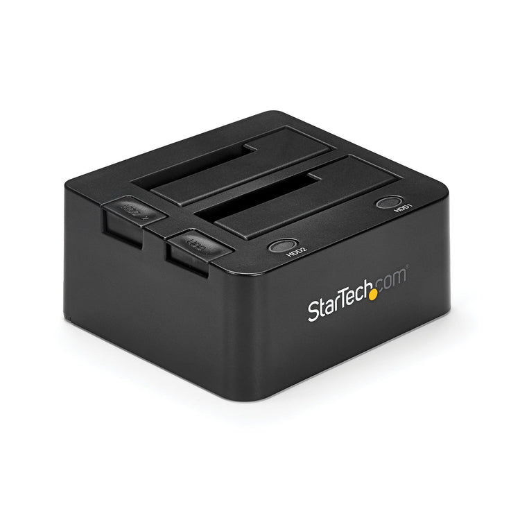 StarTech.com SDOCK2U33 Station d'accueil de disques de stockage USB 3.2 Gen 1 (3.1 Gen 1) Type-B Noir - Image 1