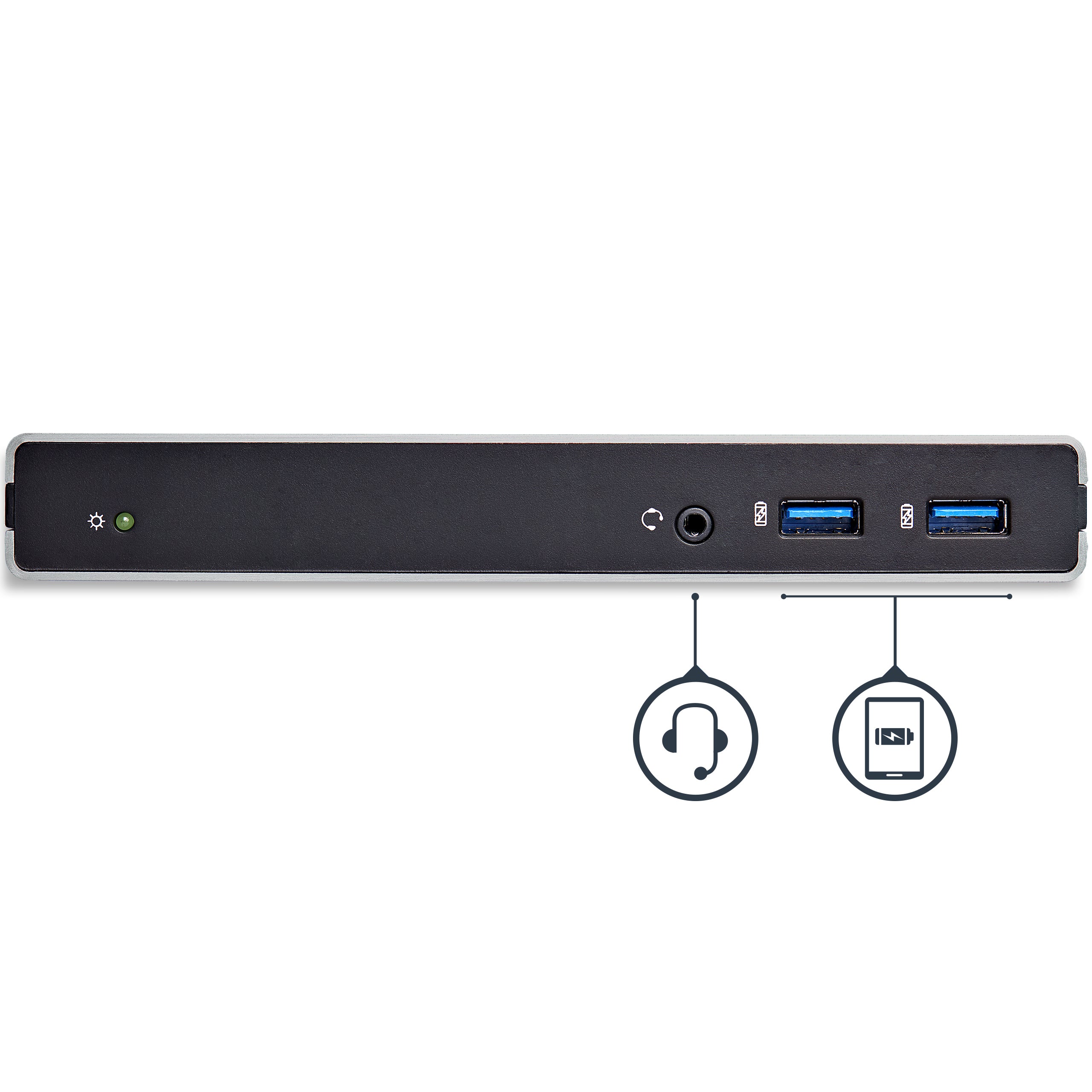 StarTech.com USB3SDOCKDD station d'accueil Avec fil USB 3.2 Gen 1 (3.1 Gen 1) Type-B Noir, Argent - Image 3