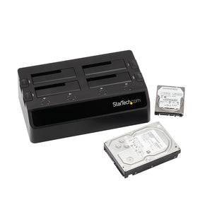 StarTech.com SDOCK4U33 Station d'accueil de disques de stockage USB 3.2 Gen 1 (3.1 Gen 1) Type-B Noir - Image 4