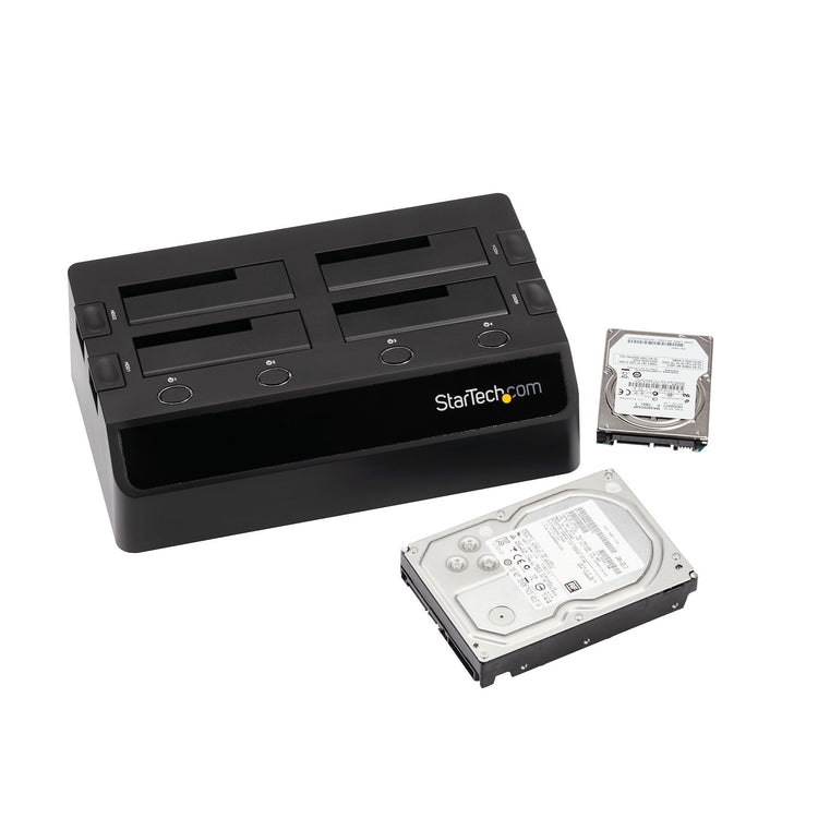 StarTech.com SDOCK4U33 Station d'accueil de disques de stockage USB 3.2 Gen 1 (3.1 Gen 1) Type-B Noir - Image 4