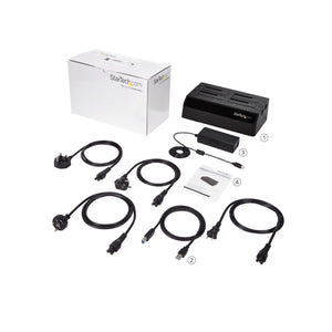 StarTech.com SDOCK4U33 Station d'accueil de disques de stockage USB 3.2 Gen 1 (3.1 Gen 1) Type-B Noir - Image 7