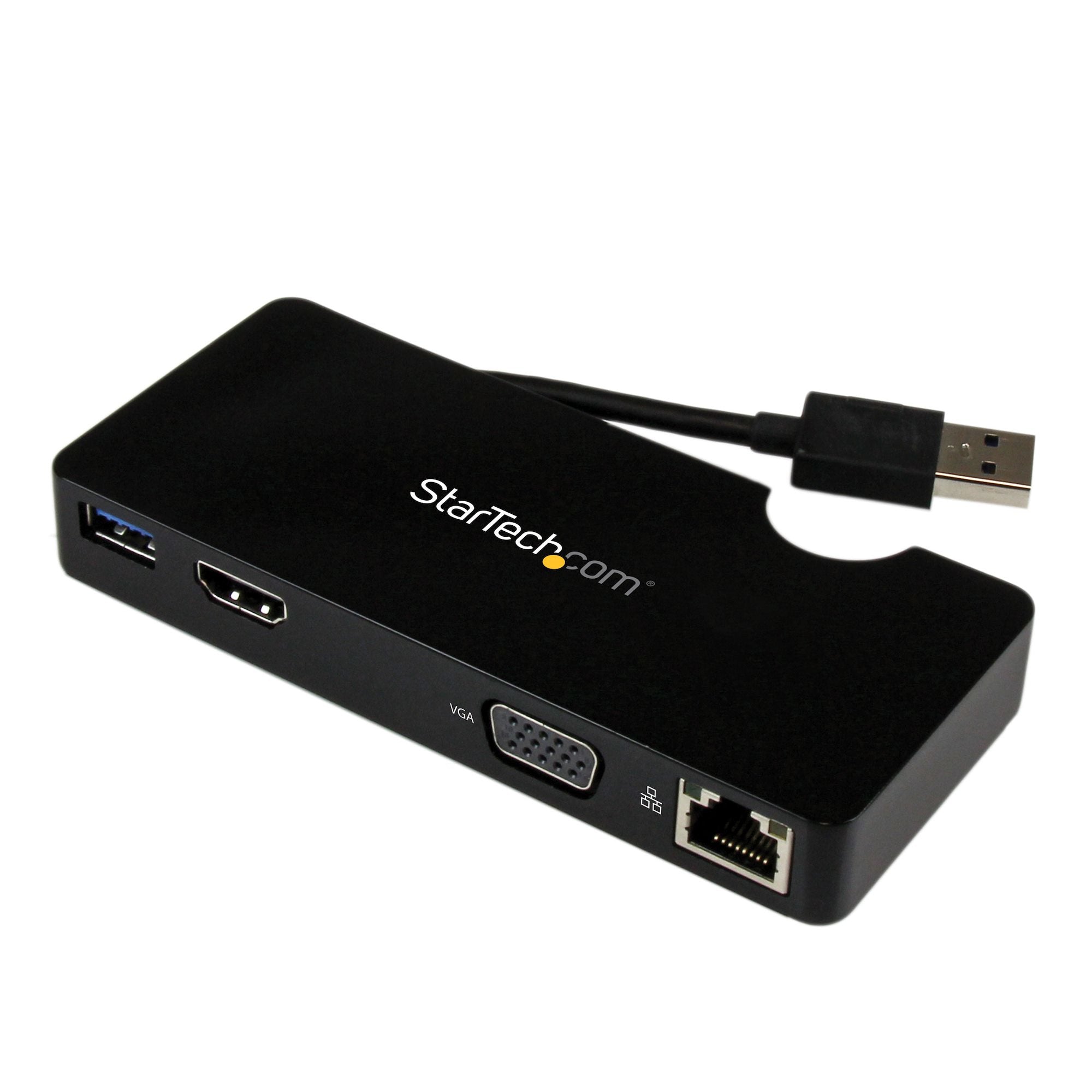 StarTech.com USB3SMDOCKHV station d'accueil Avec fil USB 3.2 Gen 1 (3.1 Gen 1) Type-A Noir - Image 1