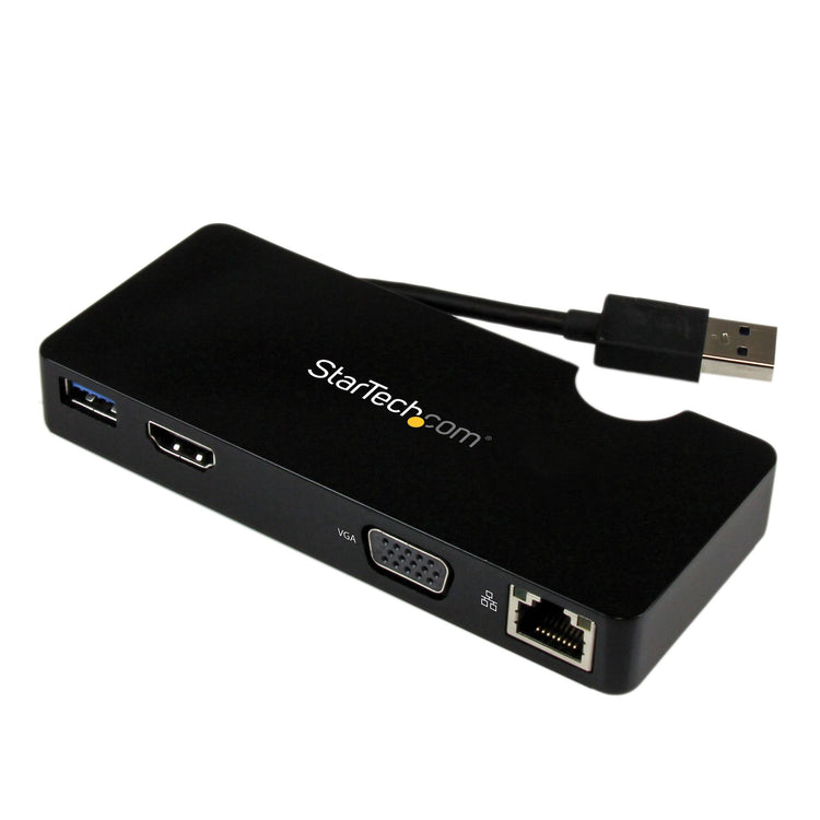 StarTech.com USB3SMDOCKHV station d'accueil Avec fil USB 3.2 Gen 1 (3.1 Gen 1) Type-A Noir - Image 1