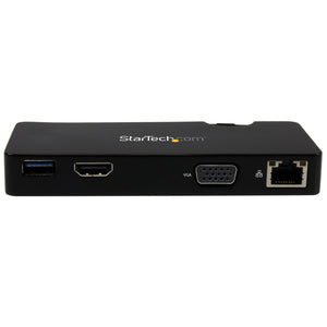 StarTech.com USB3SMDOCKHV station d'accueil Avec fil USB 3.2 Gen 1 (3.1 Gen 1) Type-A Noir - Image 2