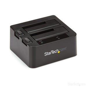 StarTech.com SDOCK2U313 Station d'accueil de disques de stockage USB 3.2 Gen 2 (3.1 Gen 2) Type micro-B Noir - Image 1