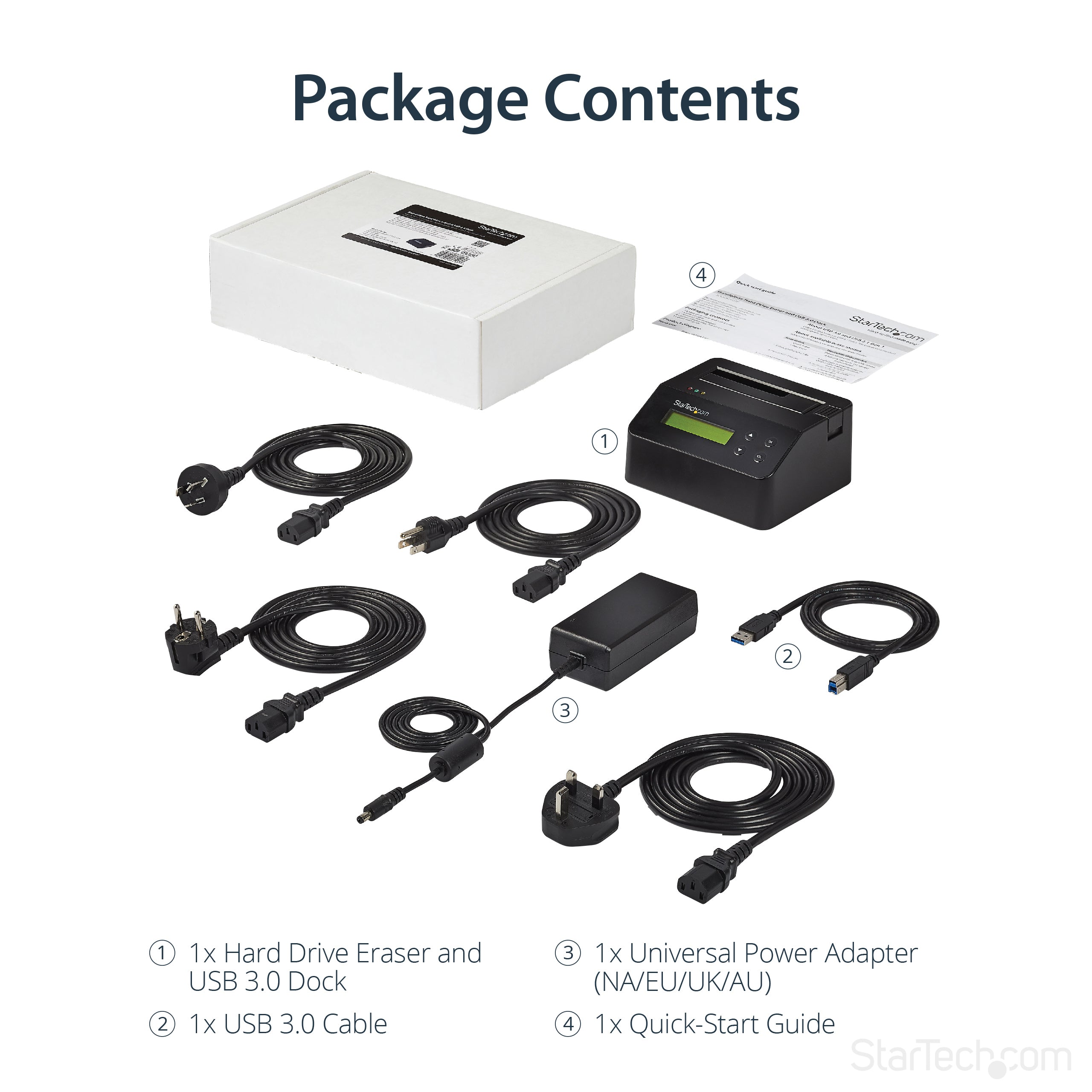 StarTech.com SDOCK1EU3P pièce et accessoire pour dispositifs de stockage de données - Image 8