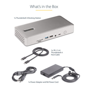 StarTech.com 132N-TB4USB4DOCK station d'accueil Avec fil Thunderbolt 4 Gris - Image 17