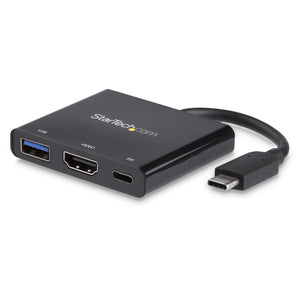 StarTech.com CDP2HDUACP station d'accueil Avec fil USB 3.2 Gen 1 (3.1 Gen 1) Type-C Noir - Image 1