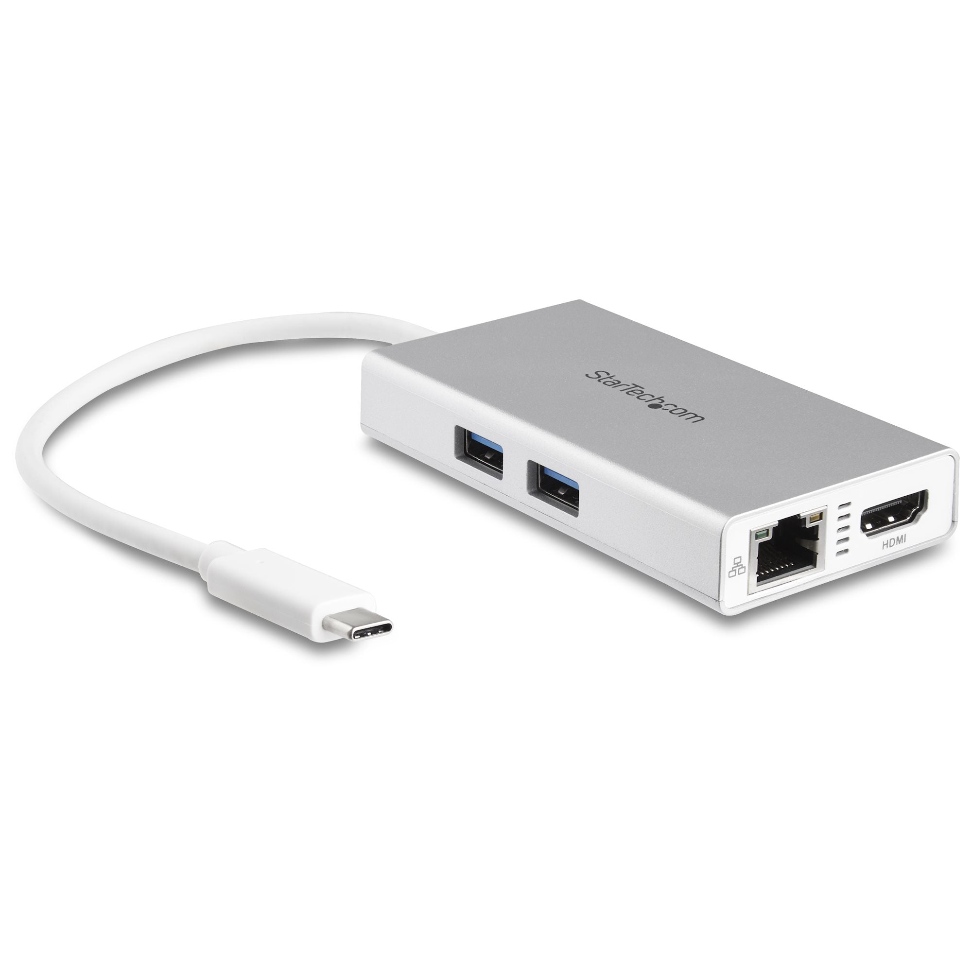 StarTech.com DKT30CHPDW station d'accueil Avec fil USB 3.2 Gen 1 (3.1 Gen 1) Type-C Argent, Blanc - Image 1