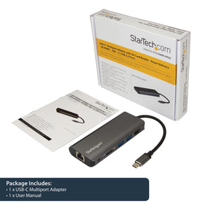 StarTech.com DKT30CSDHPD station d'accueil Avec fil USB 3.2 Gen 1 (3.1 Gen 1) Type-C Noir, Gris - Image 12