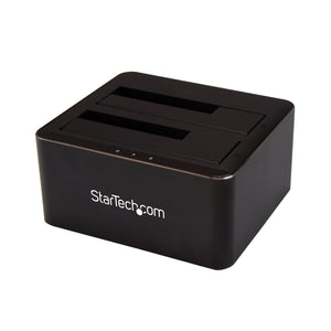 StarTech.com SDOCK2U33V Station d'accueil de disques de stockage USB 3.2 Gen 1 (3.1 Gen 1) Type-B Noir - Image 1