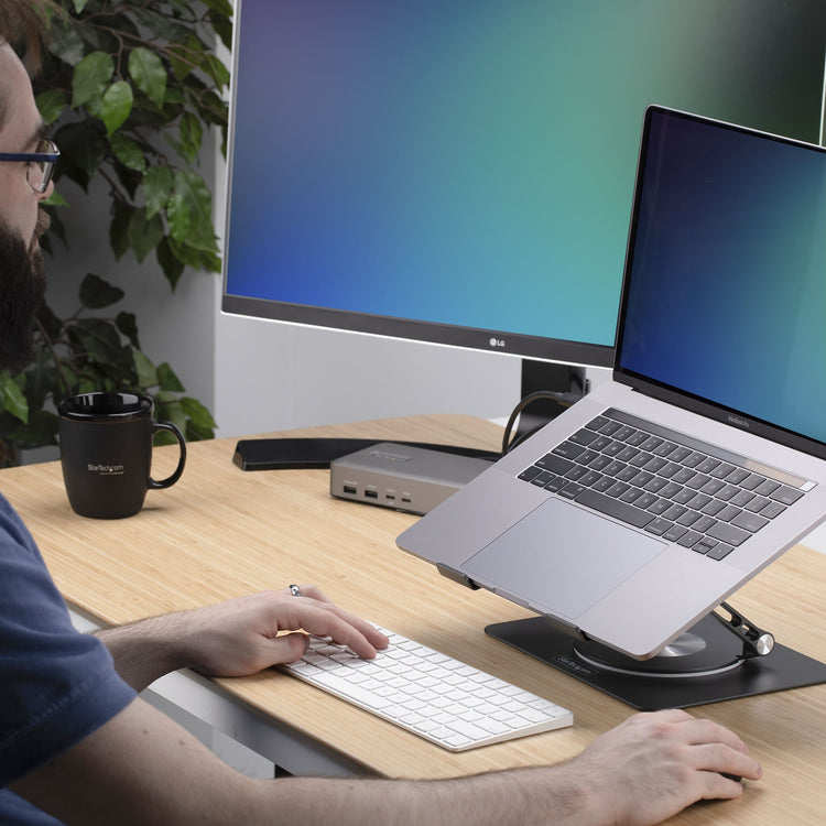 StarTech.com ATFR-LAPTOP-RISER Support de livres Supports de Laptop Argent - Image 6