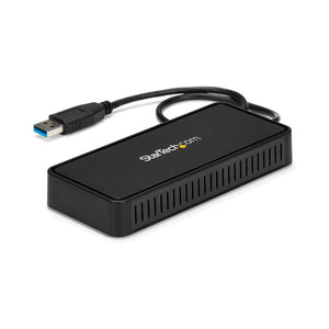 StarTech.com USBA2DPGB station d'accueil Avec fil USB 3.2 Gen 1 (3.1 Gen 1) Type-A Noir - Image 1