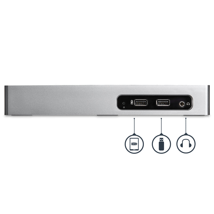 StarTech.com DK30ADD station d'accueil Avec fil USB 3.2 Gen 1 (3.1 Gen 1) Type-B Noir, Argent - Image 6