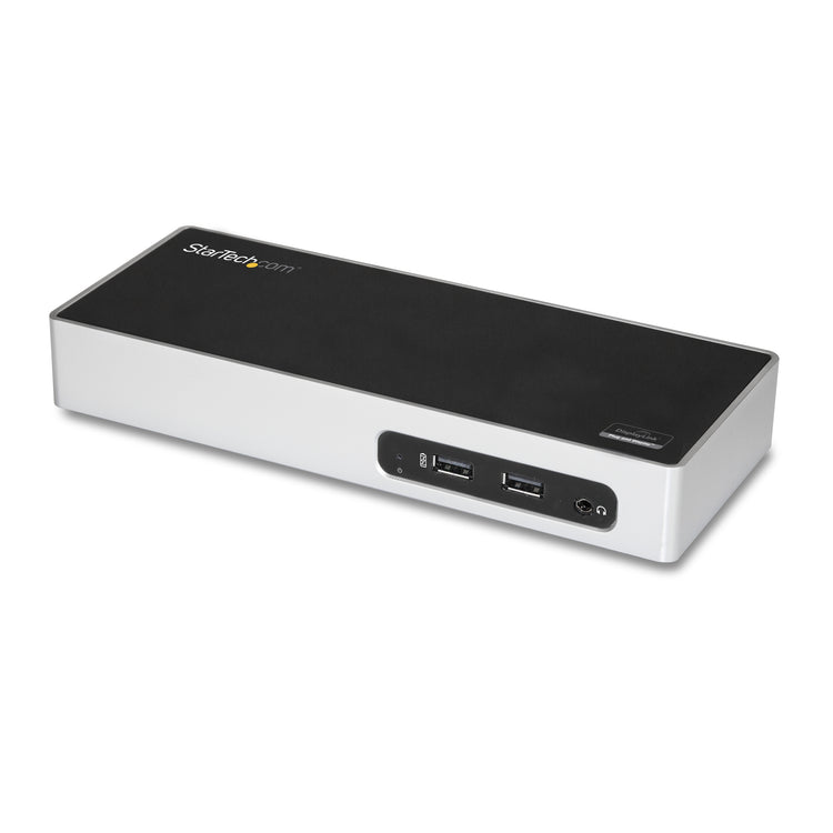 StarTech.com DK30ADD station d'accueil Avec fil USB 3.2 Gen 1 (3.1 Gen 1) Type-B Noir, Argent - Image 1