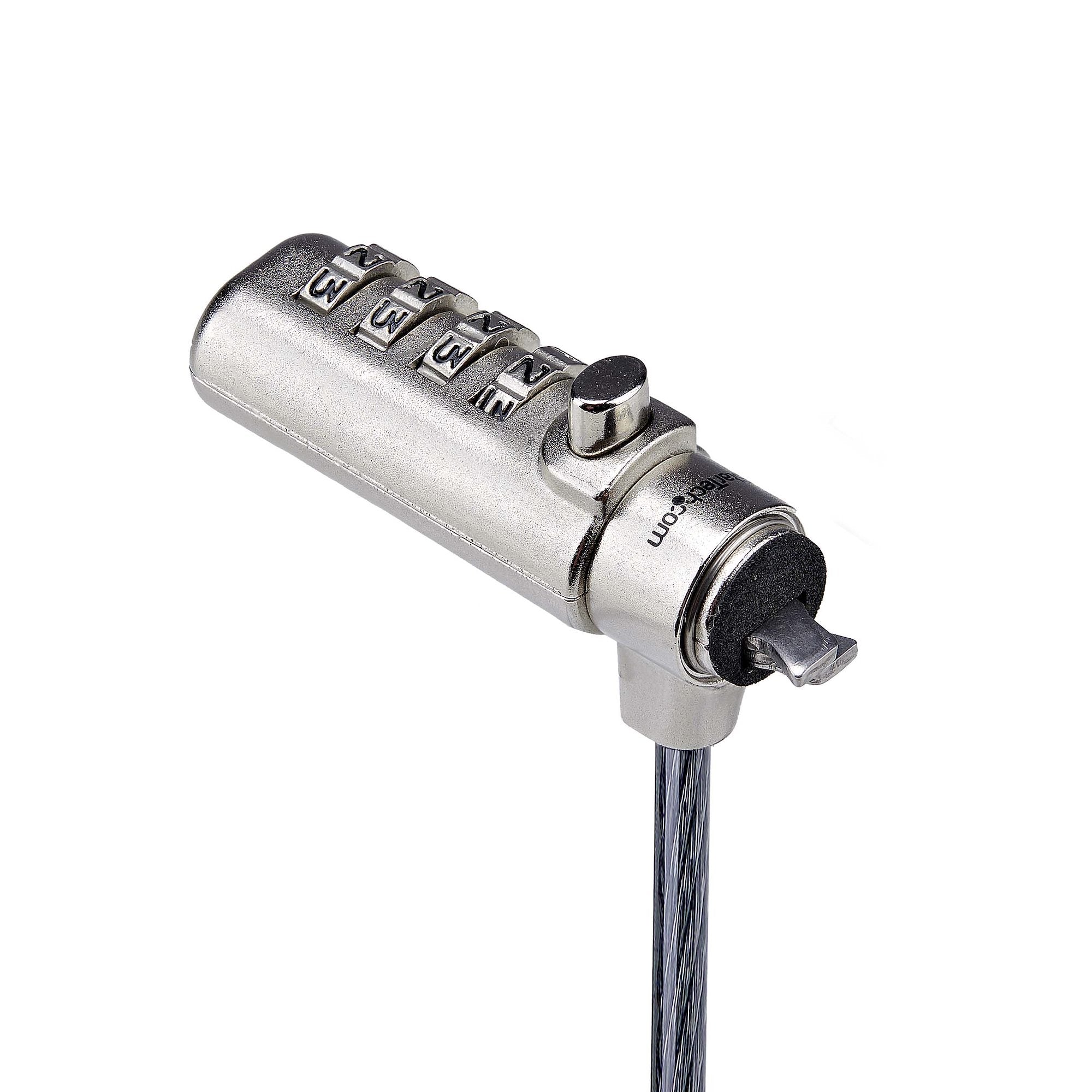StarTech.com SNBLC4D-LAPTOP-LOCK câble antivol Noir, Argent 2 m - Image 2