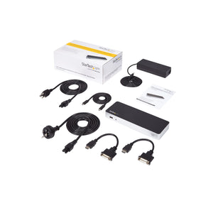 StarTech.com MST30C2HHPD station d'accueil Avec fil USB 3.2 Gen 1 (3.1 Gen 1) Type-C Noir, Argent - Image 7