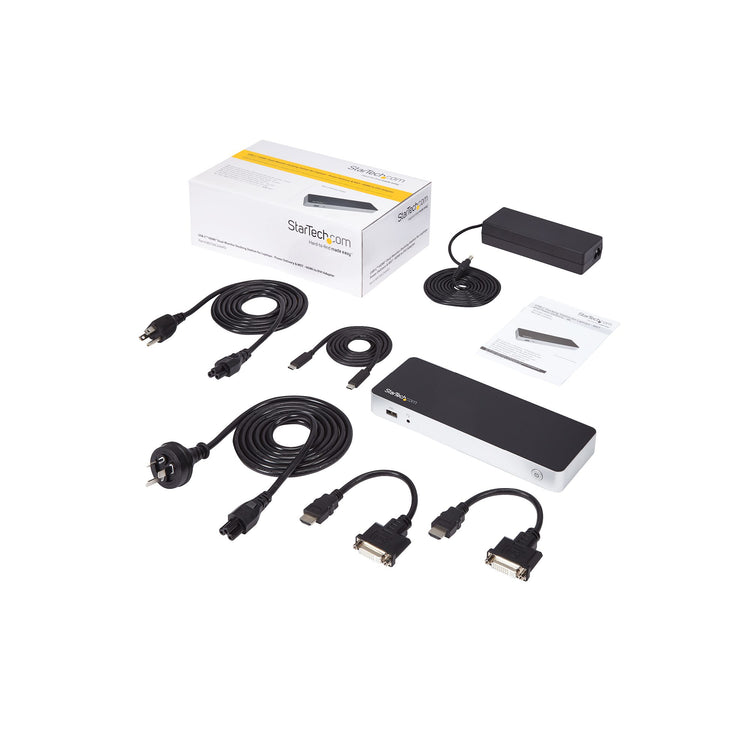 StarTech.com MST30C2HHPD station d'accueil Avec fil USB 3.2 Gen 1 (3.1 Gen 1) Type-C Noir, Argent - Image 7