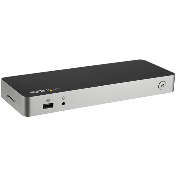 StarTech.com DK30CHDDPPD station d'accueil Avec fil USB 3.2 Gen 1 (3.1 Gen 1) Type-C Noir, Argent - Image 1