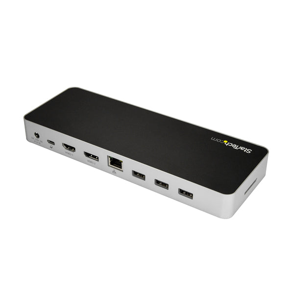 StarTech.com DK30CHDDPPD station d'accueil Avec fil USB 3.2 Gen 1 (3.1 Gen 1) Type-C Noir, Argent - Image 2